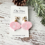 Pink Snowflake Ornament Dangles