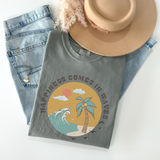 Happiness Comes In Waves - Custom Colors Tee