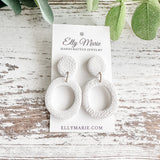 Charlotte Clay Earrings -neutrals