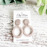 Charlotte Clay Earrings -neutrals