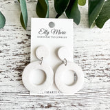 Olivia Clay Earrings -multiple colors