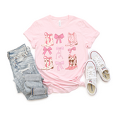 Boot & Bows Graphic Tee- multiple colors