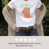 Howdy Graphic Tee- multiple colors