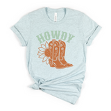 Howdy Graphic Tee- multiple colors