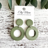 Olivia Clay Earrings -multiple colors