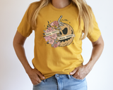 Spooky Floral Pumpkin