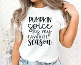 Pumpkin Spice Is My Favorite Season