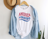 America The Beautify Graphic Tee