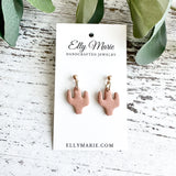 Cactus Clay Drop Earrings