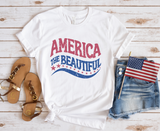 America The Beautify Graphic Tee