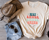 Hey Batter Batter Graphic Tee