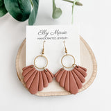 Valarie Clay Earrings-Multiple Colors