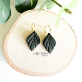 Raquel Clay Hoop Dangles- Multiple Colors Available