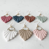 Valarie Clay Earrings-Multiple Colors