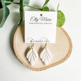 Raquel Clay Hoop Dangles- Multiple Colors Available