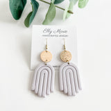 Lola Clay Arch Earrings