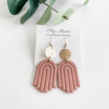 Lola Clay Arch Earrings