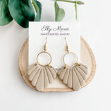 Valarie Clay Earrings-Multiple Colors