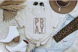 Pray Leopard Graphic Tee