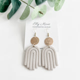 Lola Clay Arch Earrings