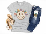 Mama Life Smiley Graphic Tee