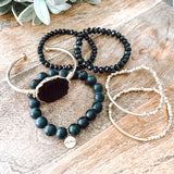 Ella - Stone Signature Bracelet Set