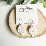 Raquel Clay Hoop Dangles- Multiple Colors Available