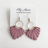 Valarie Clay Earrings-Multiple Colors