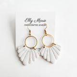 Valarie Clay Earrings-Multiple Colors