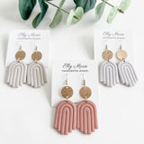 Lola Clay Arch Earrings