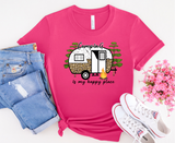 Camping Is My Happy Place Graphic Tee