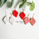 Raquel Clay Hoop Dangles- Multiple Colors Available