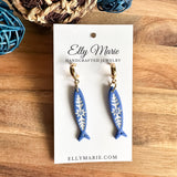 Cielo Sardine Clay Earrings