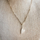 Pave Heart Necklace