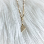 Pave Heart Necklace