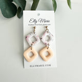 Mia Clay Earrings- Multiple Colors
