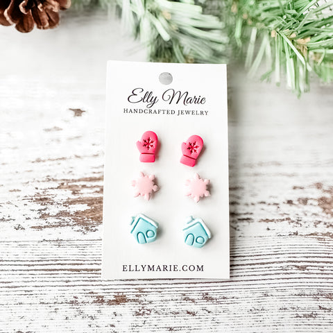 Whimsical Wondeand Clay Stud Set