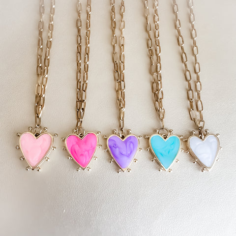 Spiked Heart Necklace