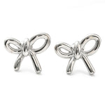 Stainless Simple Bow Stud