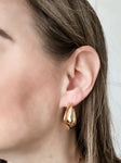 Half Hoop Earrings- Gold Plated