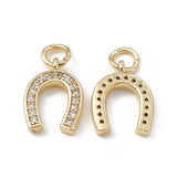 Pave Horseshoe Charm