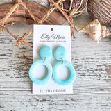 Blue Marble Charlotte Clay Earrings