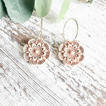 Heirloom Bloom Clay Hoops