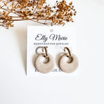 Brushed Embossed Latte Charm