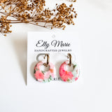 Coral Floral Charm