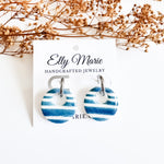 Blue Stripe Charm