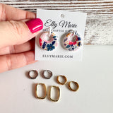 Blue Jean Floral Charm