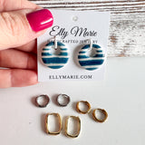 Blue Stripe Charm