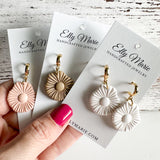 Dewdrop Blooms Clay Earrings