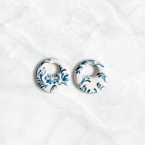Blue Floral Charm